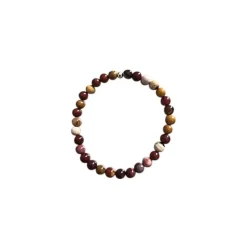 Bracelet jaspe mokaïte 8mm