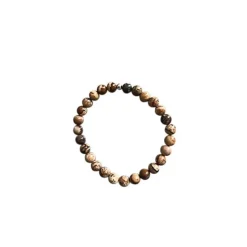 Bracelet jaspe paysage 6mm