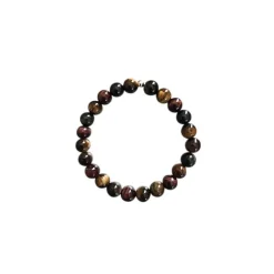 Bracelet oeil tigre taureau faucon 6mm