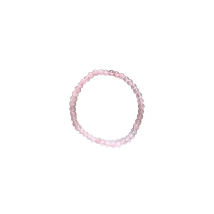 Bracelet quartz rose 8mm