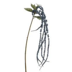 Branche artificielle d’Amaranthus bleu foncé - H 65 cm
