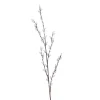 Branche artificielle de chaton de saule coloris blanc - 89 cm