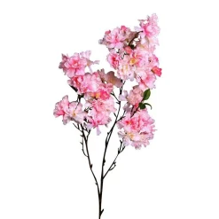 Branche artificielle de cerisier branche coloris rose - 106 cm