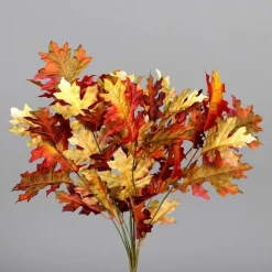 Branche artificielle de chêne en bouquet marron – 45 cm