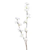 Branche artificielle de fleur de cerisier coloris beige - 74 cm