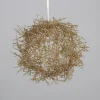 Branche décorative forme boule or - Ø 40 cm