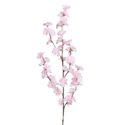 Branche de cerisier fleurie rose vif - 106 cm