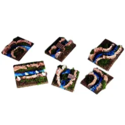 Bras de fleuve modulable 17x15x4 cm