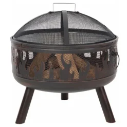 Brasero en métal Blazer Redfire - 61 cm