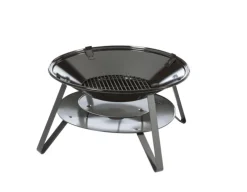 Braséro noir en acier émaillé - Ø 83,5 x 56,3 cm