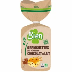Briochette pépites de chocolat Bien - 240g