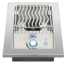 Brûleur latéral encastrable coloris gris