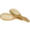 Brosse à cheveux coloris beige en bambou