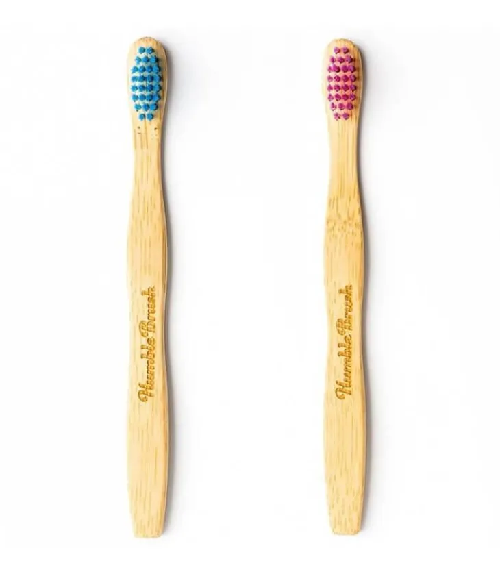 Brosse à dents en Bambou enfant the Humble Co. - Pack de 2