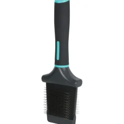 Brosse pour chien double flexible coloris noir Zolux ANAH – Taille M