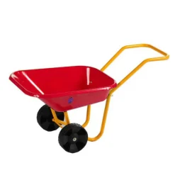 Brouette en métal pour enfant rouge