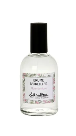 Brume d’oreiller en flacon spray en verre Lothantique Fleur de Tiaré - 100 ml