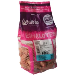 Bulbes d’échalotes longue Longor calibre 15/35, 500 g