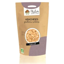 Cacahuètes grillées salées bio Philia - 200 g