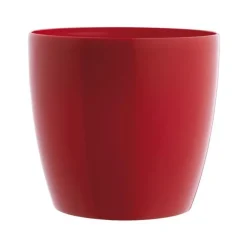 Cache pot 16cm Brussel Diamant Elho rouge