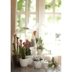 Cache pot 16cm Brussel Diamant Elho rouge