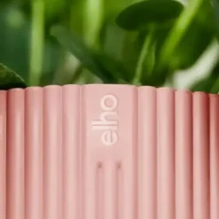 Cache pot rose poudré Elho Vibes fold - Ø 14 cm