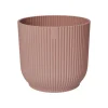 Cache pot rose poudré Elho Vibes fold - Ø 22 cm