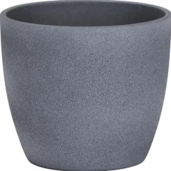 Cache-pot 920 Dark stone Ø 19 x H 17 cm Céramique émaillée