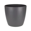 Cache-pot anthracite Elho Brussels - Ø 22 cm