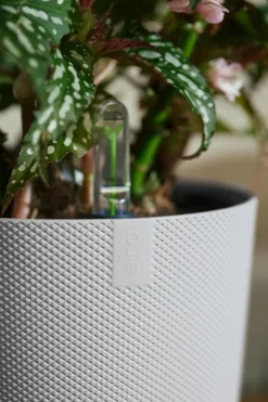 Cache-pot coloris blanc Jazz Elho - Ø 19 cm