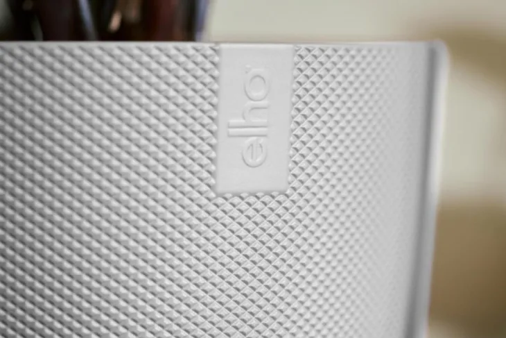 Cache-pot coloris blanc Jazz Elho - Ø 23 cm