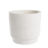 Cache-pot coloris blanc Madeira - 22 x 20 cm