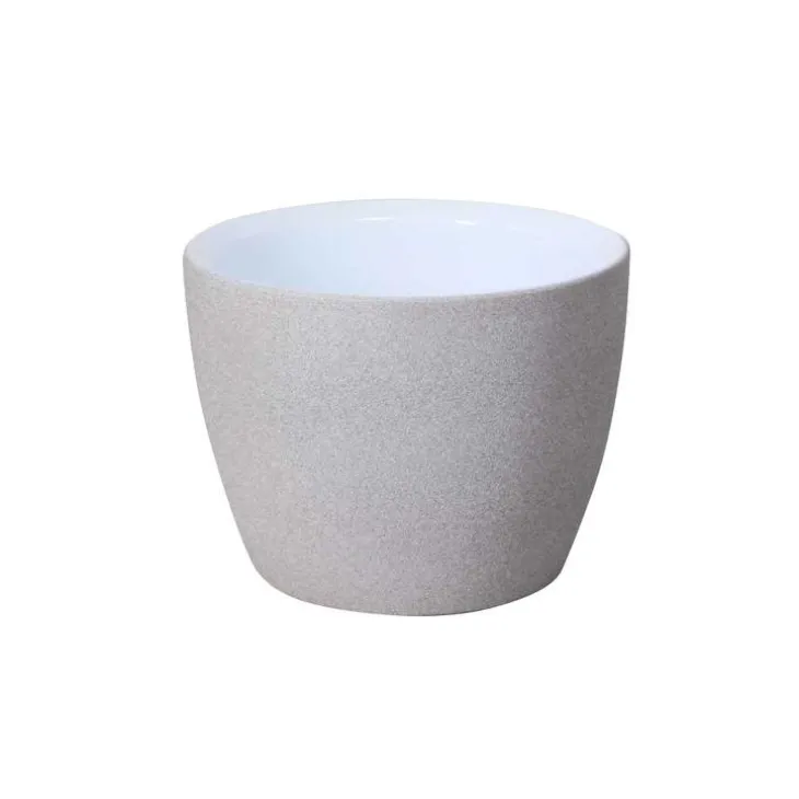 Cache-pot coloris gris Greige - Ø 18 cm