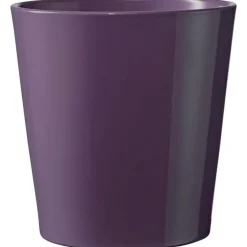 Cache-pot coloris prune Dallas Orchidée - Ø 13 cm