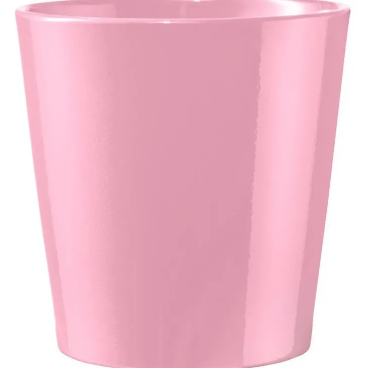 Cache-pot coloris rose Dallas Orchidée - Ø 13 cm