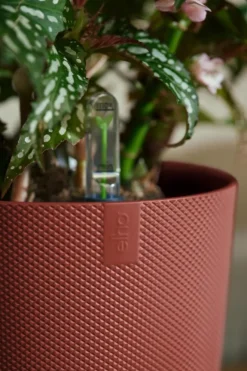 Cache-pot coloris rouge Jazz Elho - Ø 23 cm