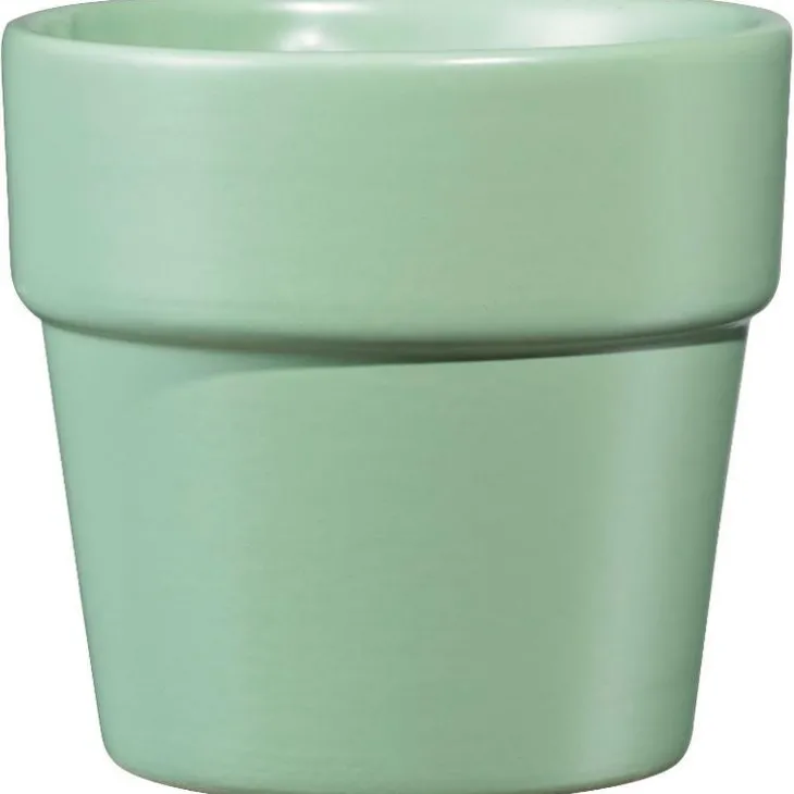 Cache-pot coloris vert lima mini Ø 7 cm
