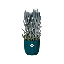 Cache-pot Elho Vibes fold bleu foncé - Ø 16 cm