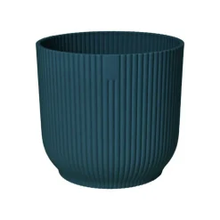 Cache-pot Elho Vibes fold bleu foncé - Ø 14 cm