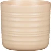 Cache-pot en céramique beige Scheurich 850 Dry reed - Ø 14 cm