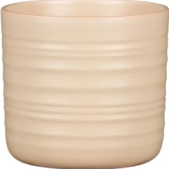 Cache-pot en céramique beige Scheurich 850 Dry reed - Ø 14 cm