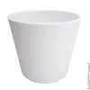 Cache-pot en céramique blanc Fresh B14 - Ø 14,5 x H 12 cm