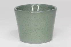 Cache-pot en céramique coloris vert glacé Fresh – Ø 32 x H 20,5 cm