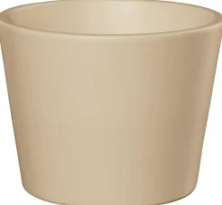 Cache-pot en céramique crème Fresh - Ø 14,5 x H 12 cm