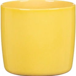 Cache-pot en céramique jaune Scheurich 900 Solare - Ø 28 cm