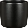 Cache-pot en céramique noir Scheurich 900 Ebano - Ø 21 cm