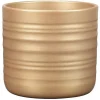 Cache-pot en céramique or Scheurich 850 Royal Gold - Ø 12 x H 11,1 cm