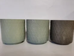 Cache-pot en céramique Orchid - 13,4 x 12,8 x 9,5 cm