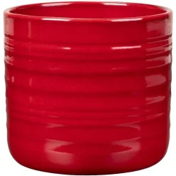 Cache-pot en céramique rouge Scheurich 850 Royal Bordeaux - Ø 14 x H 12,8 cm