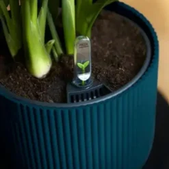 Cache-pot en plastique recyclé bleu Elho Vibes fold mini - Ø 11 cm